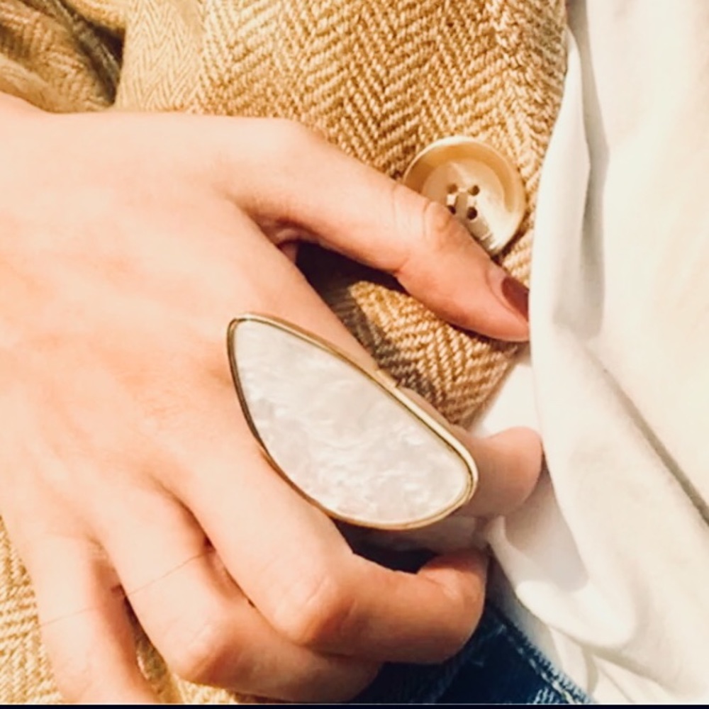 🐚Boho Geo Statement Ring!!🦋